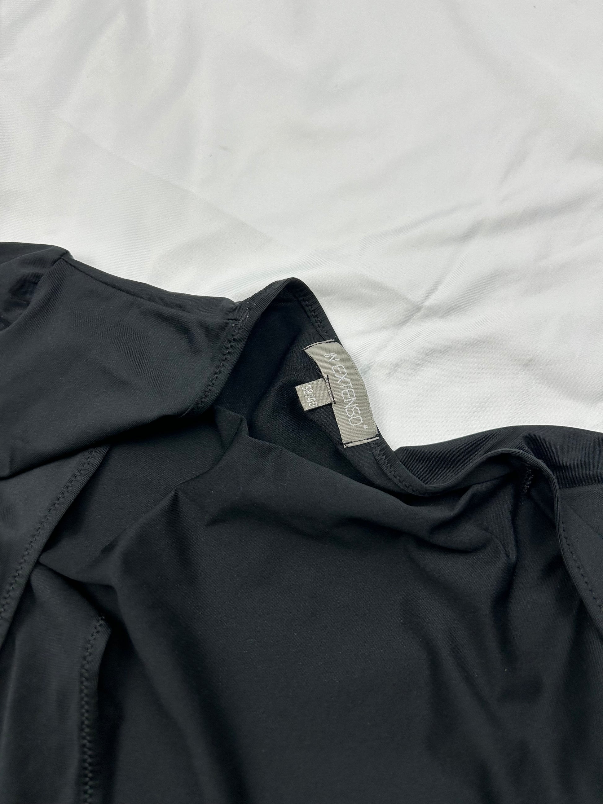 Black bolero lycra long sleeves top (S/M)