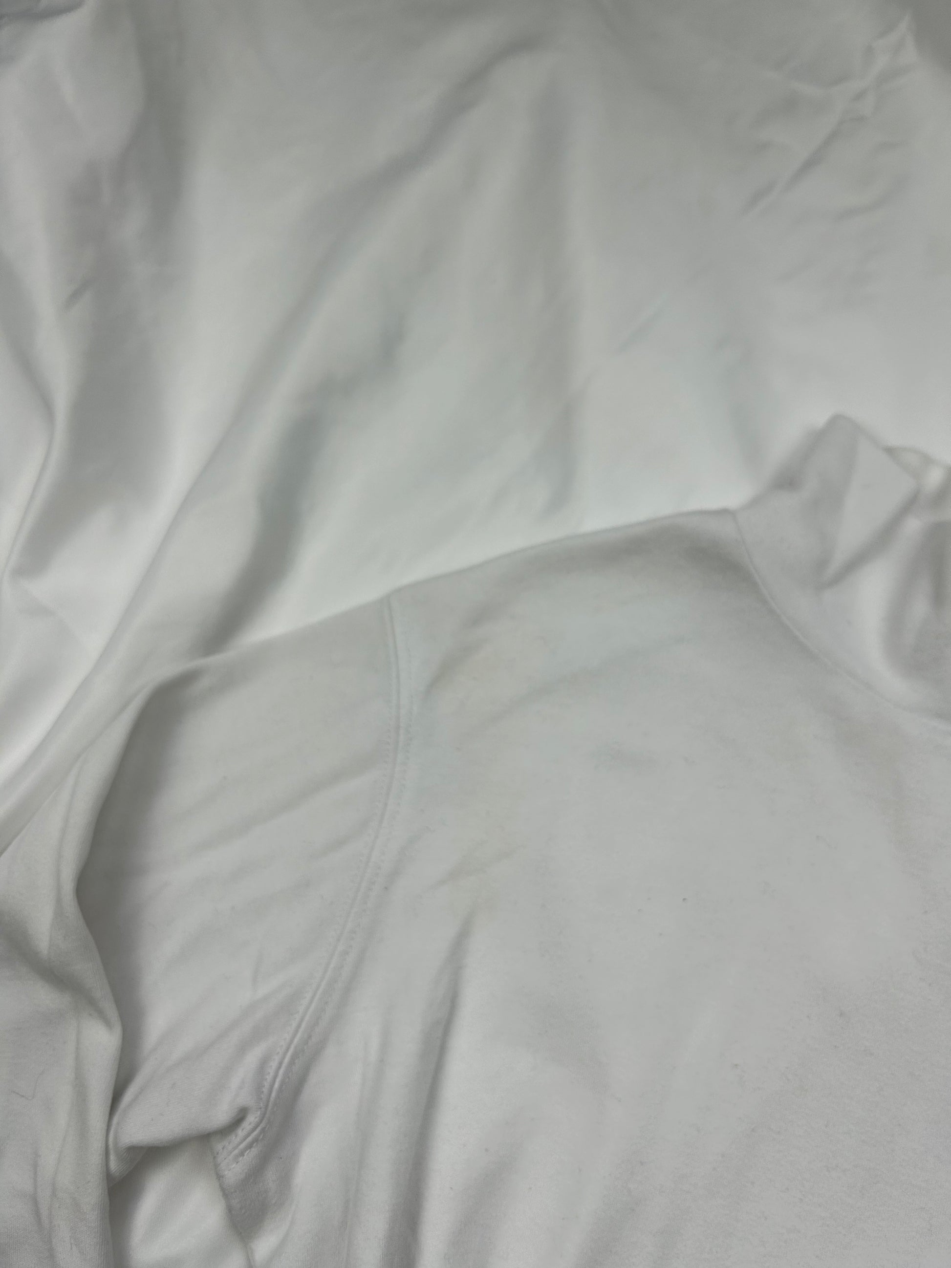 White logo high neck  long sleeves top (S)