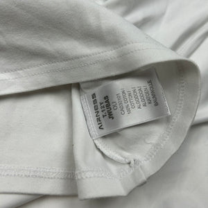 White logo high neck  long sleeves top (S)