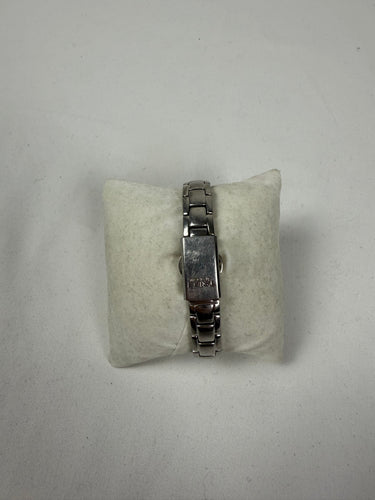 Vintage silver & purple bracelet watch jewelry