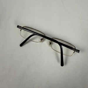Black logo 2000s office siren glasses (no prescription)
