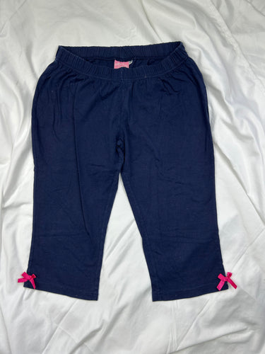 Navy low waist leggings capris pants (S)