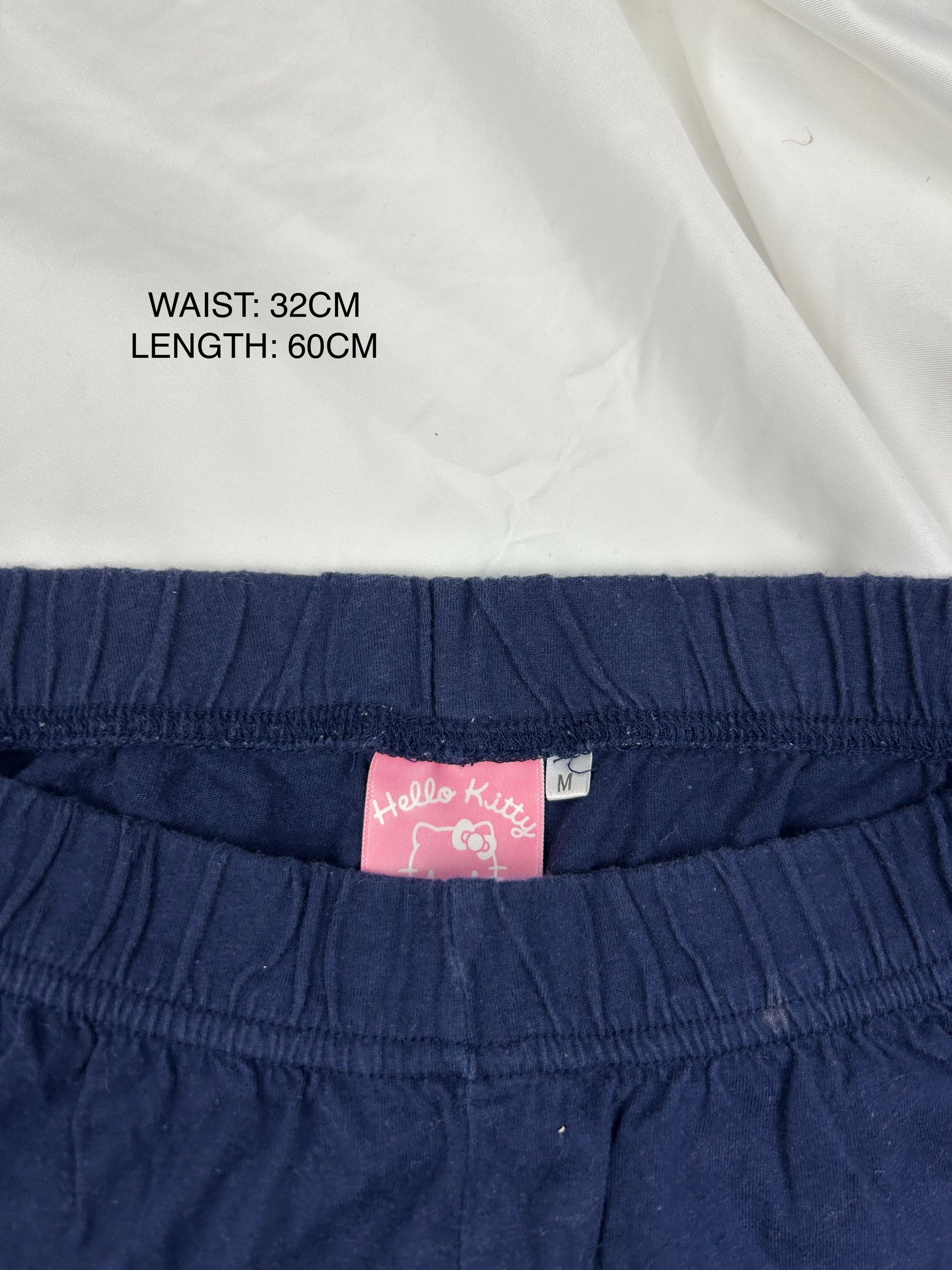 Navy low waist leggings capris pants (S)