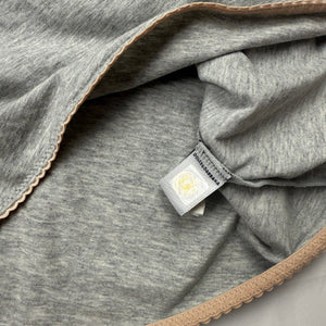 Grey cotton tank top + low rise shorty set (S)