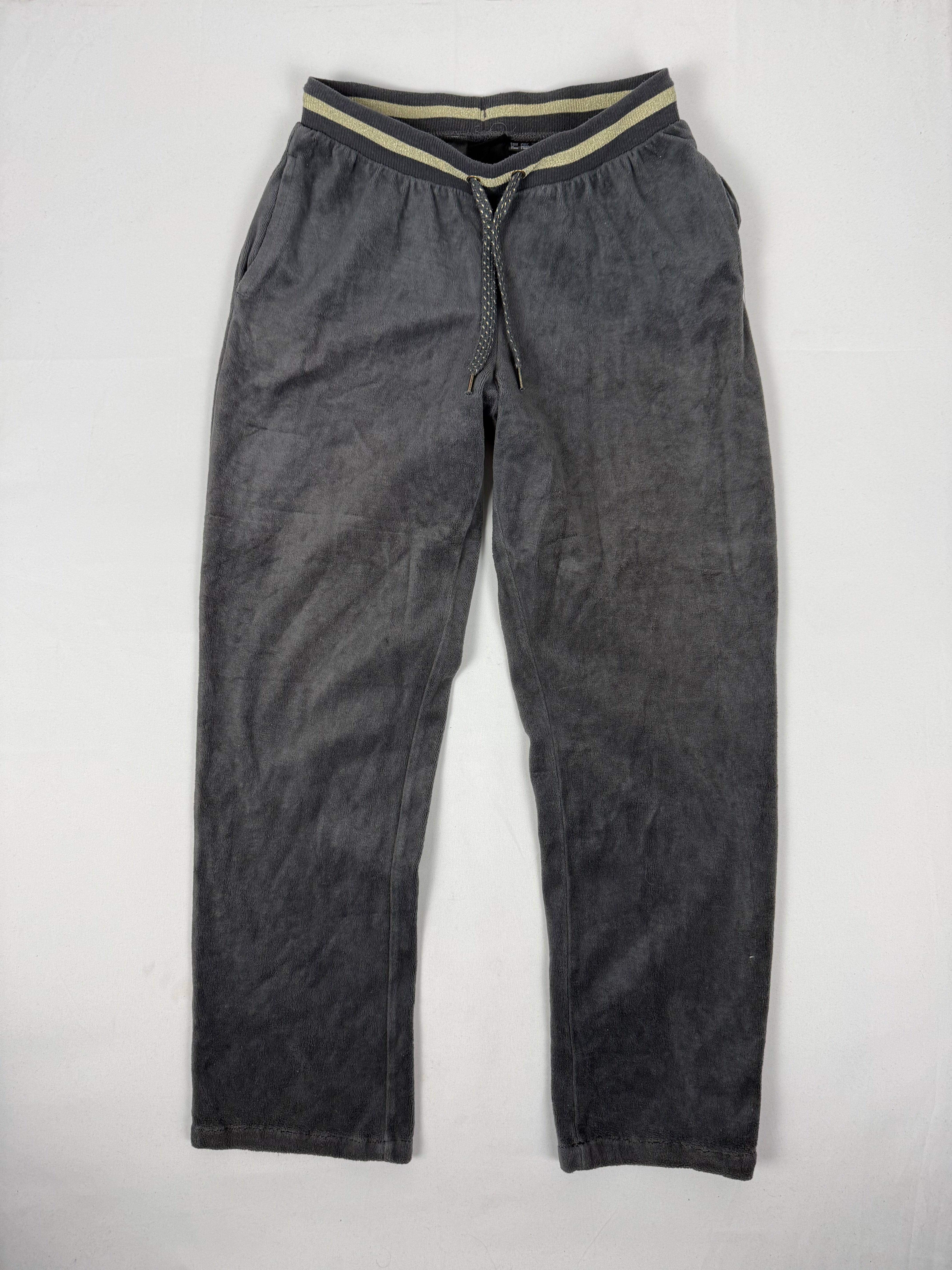 Grey activewear zip up sweatshirt + joggers set (M)