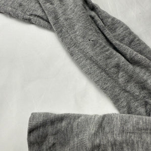 Grey tight fit super stretchy zip up hoodie (S/M)