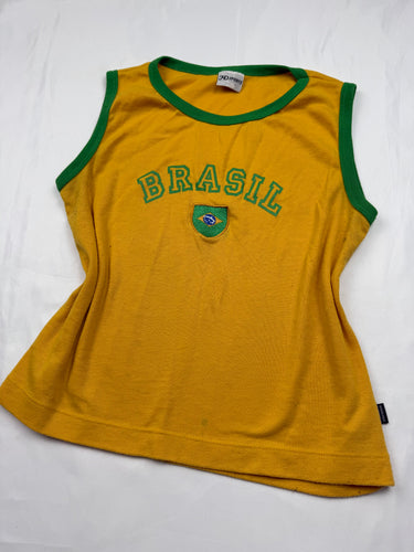 Yellow brasil tank top (M/L)