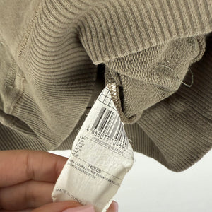 Khaki graphic 100% cotton hoodie (L)