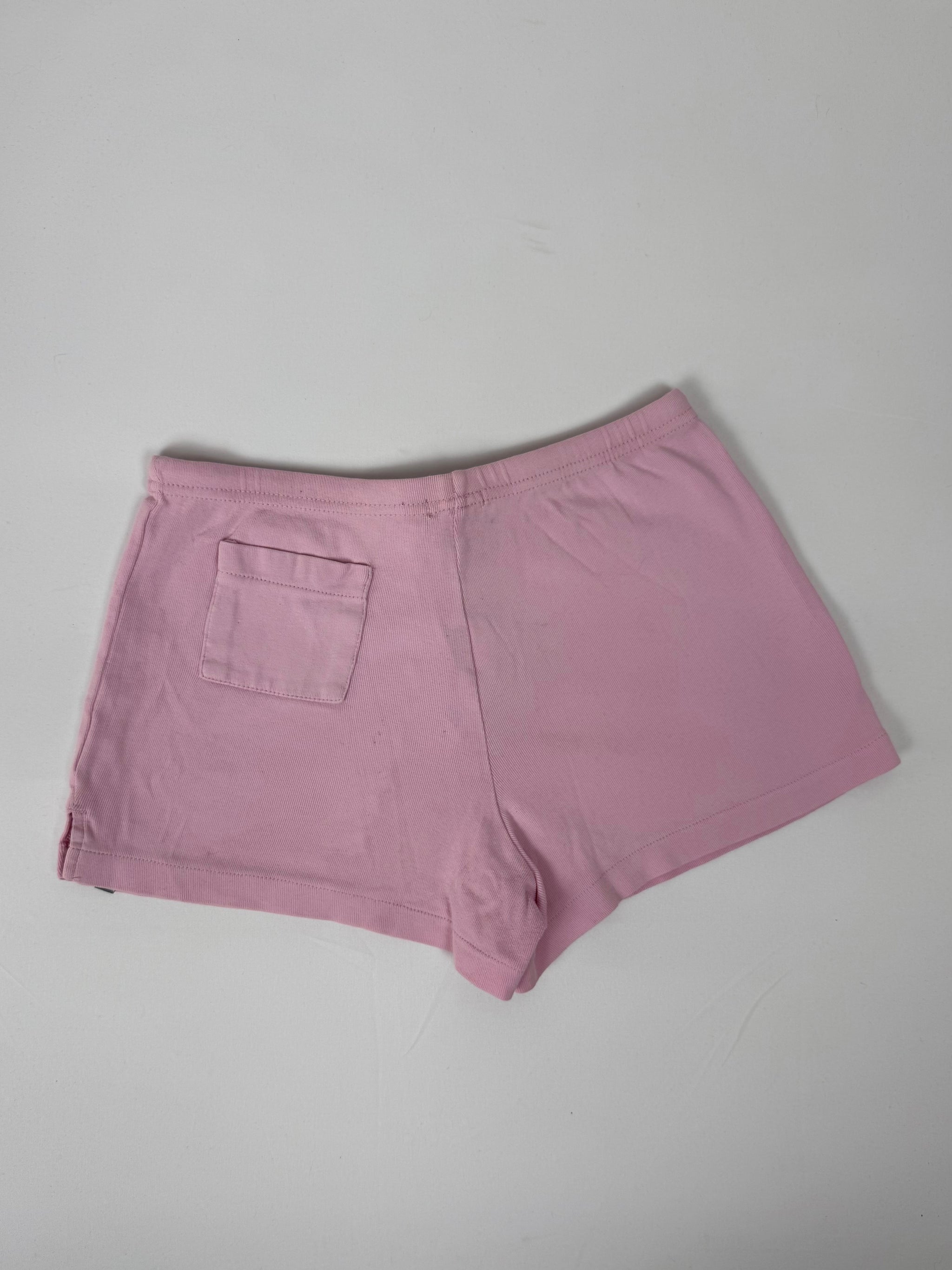 Baby pink cotton activewear mini short (S)