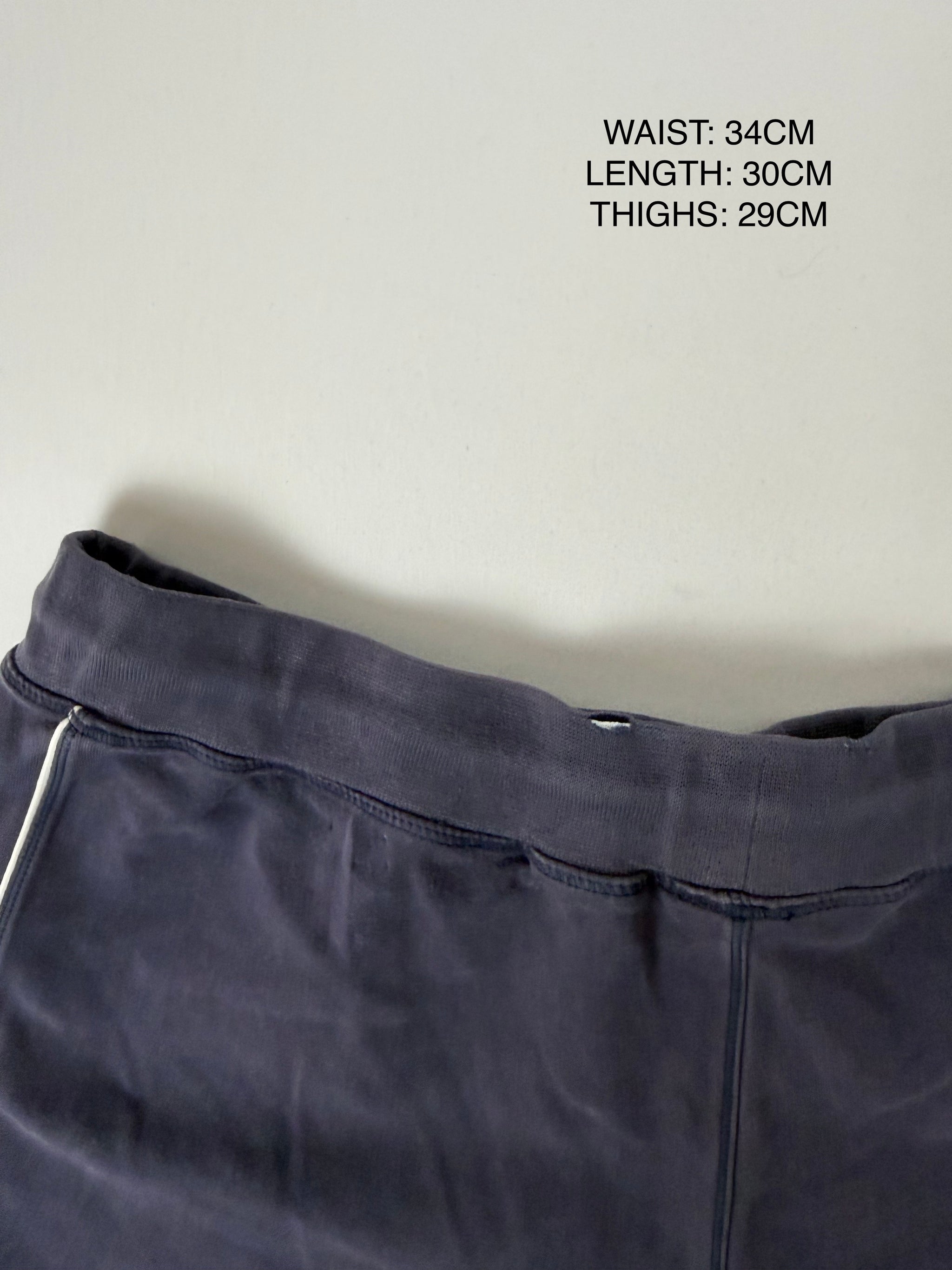 Navy activewear low rise mini short (S)