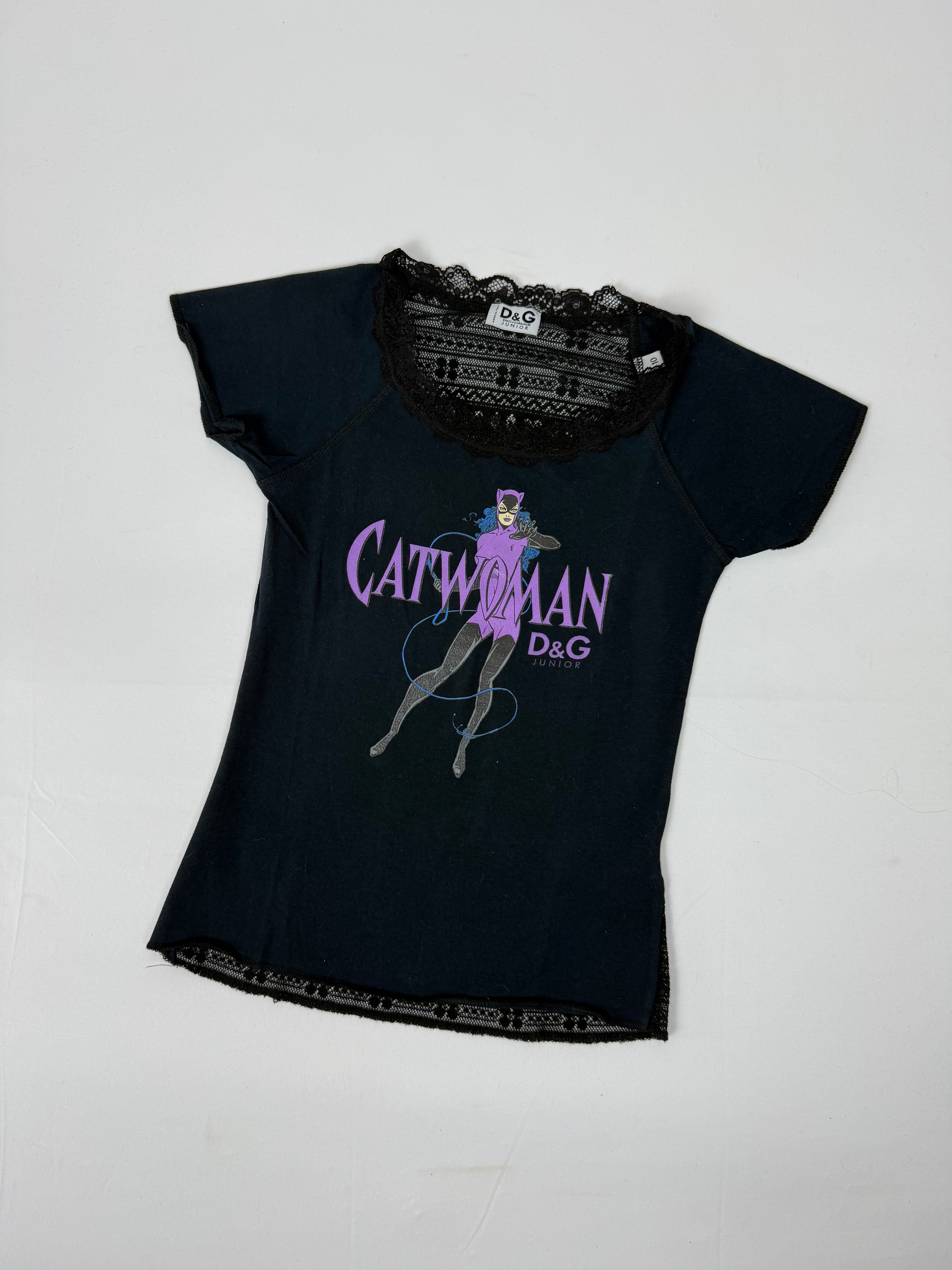 Black graphic tee (XS)