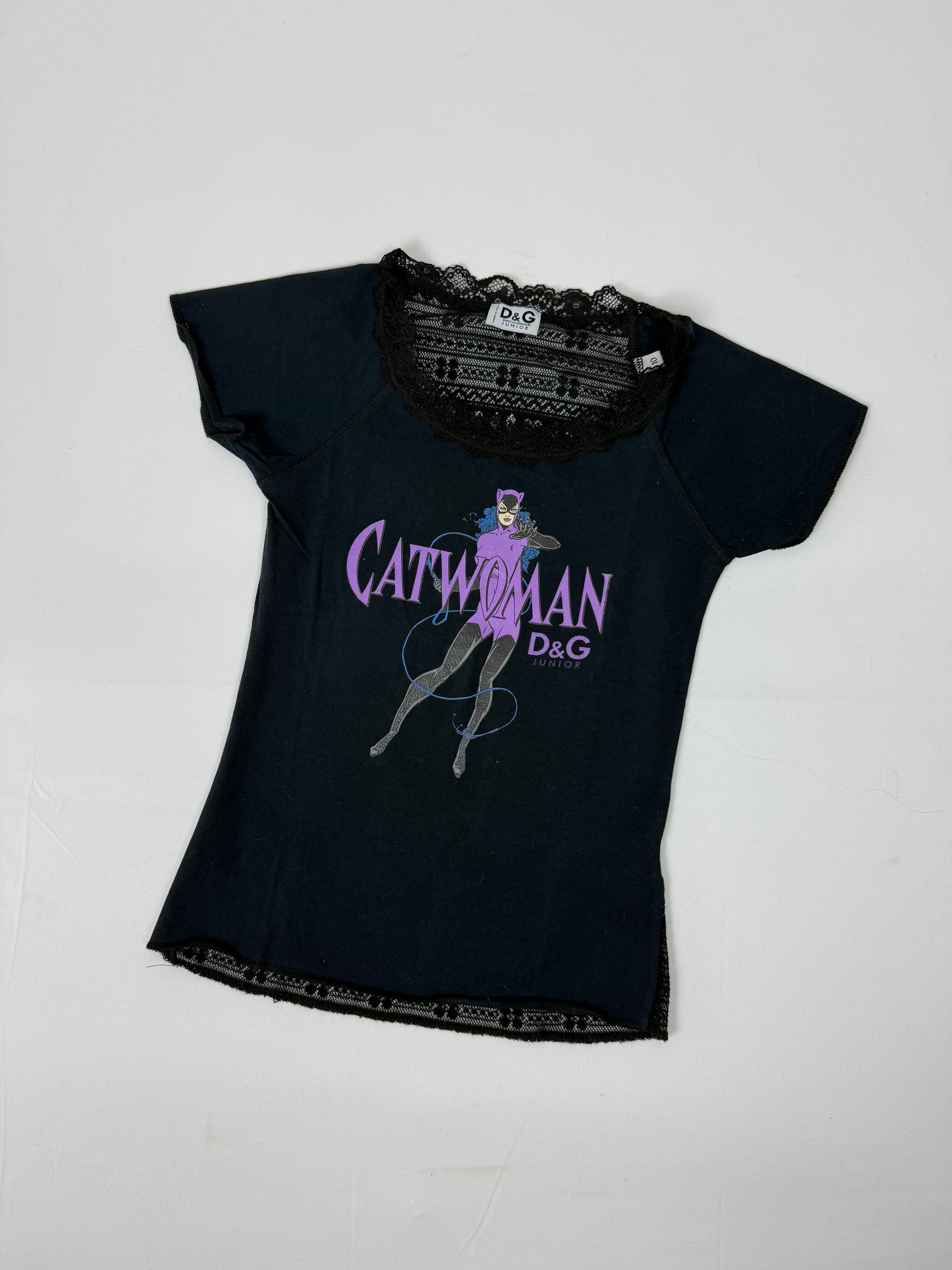 Black graphic tee (XS)