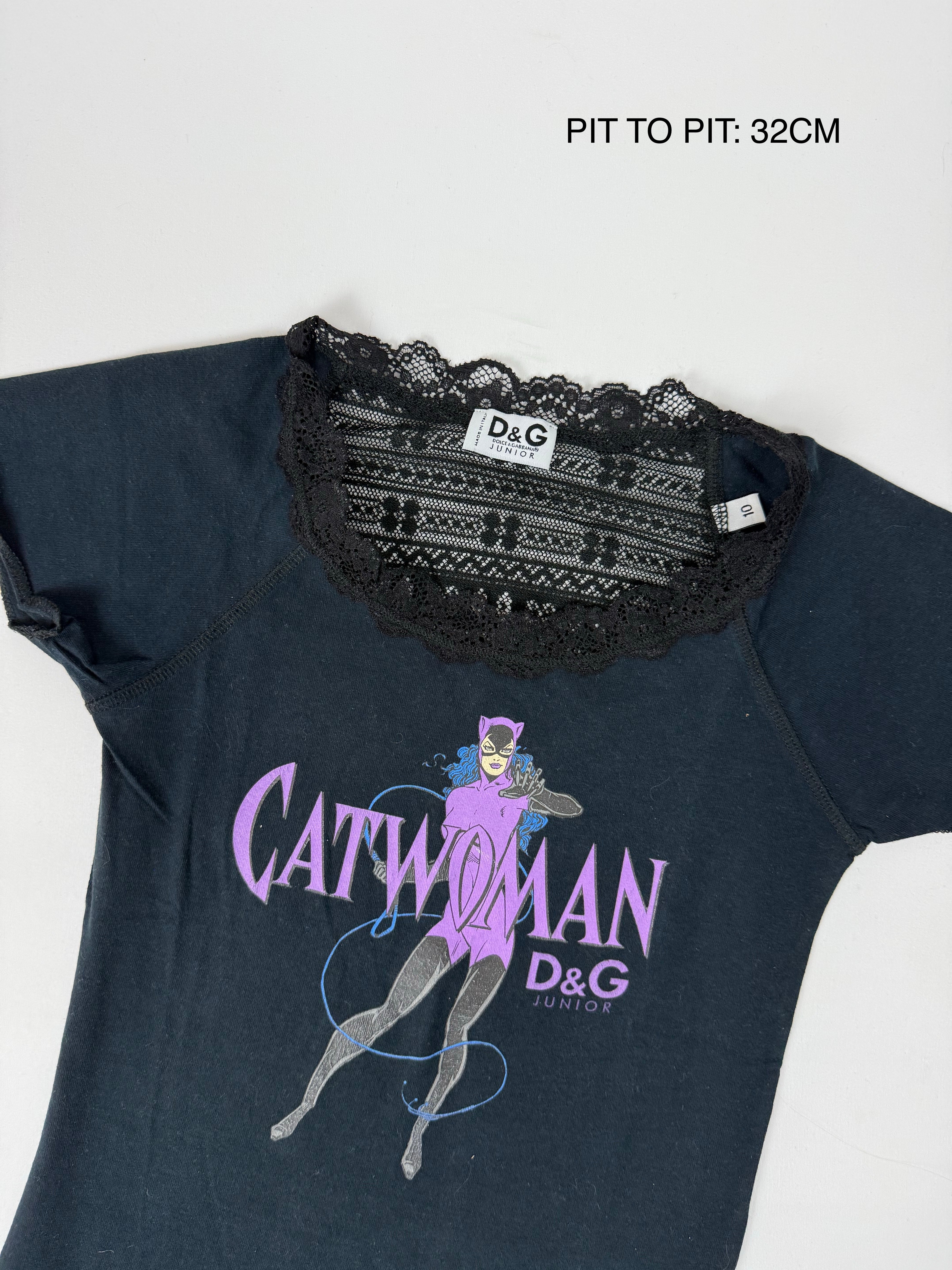 Black graphic tee (XS)
