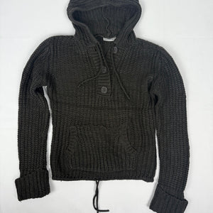 Brown hooded jumper (XS/S)