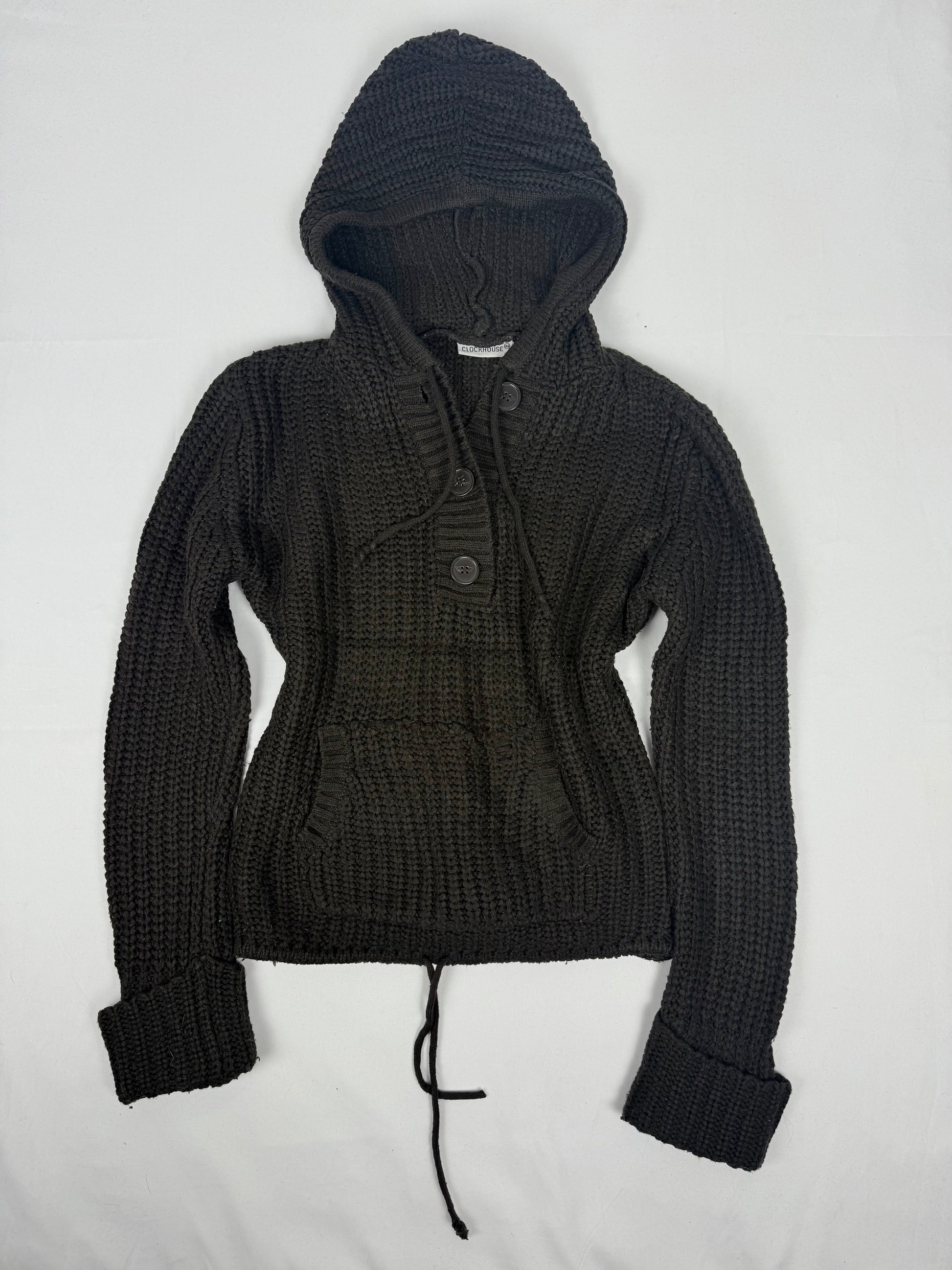 Brown hooded jumper (XS/S)