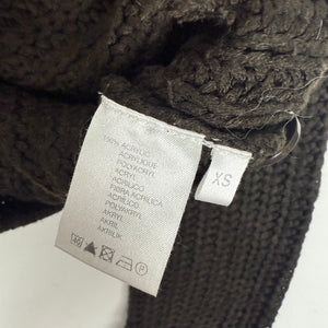 Brown hooded jumper (XS/S)