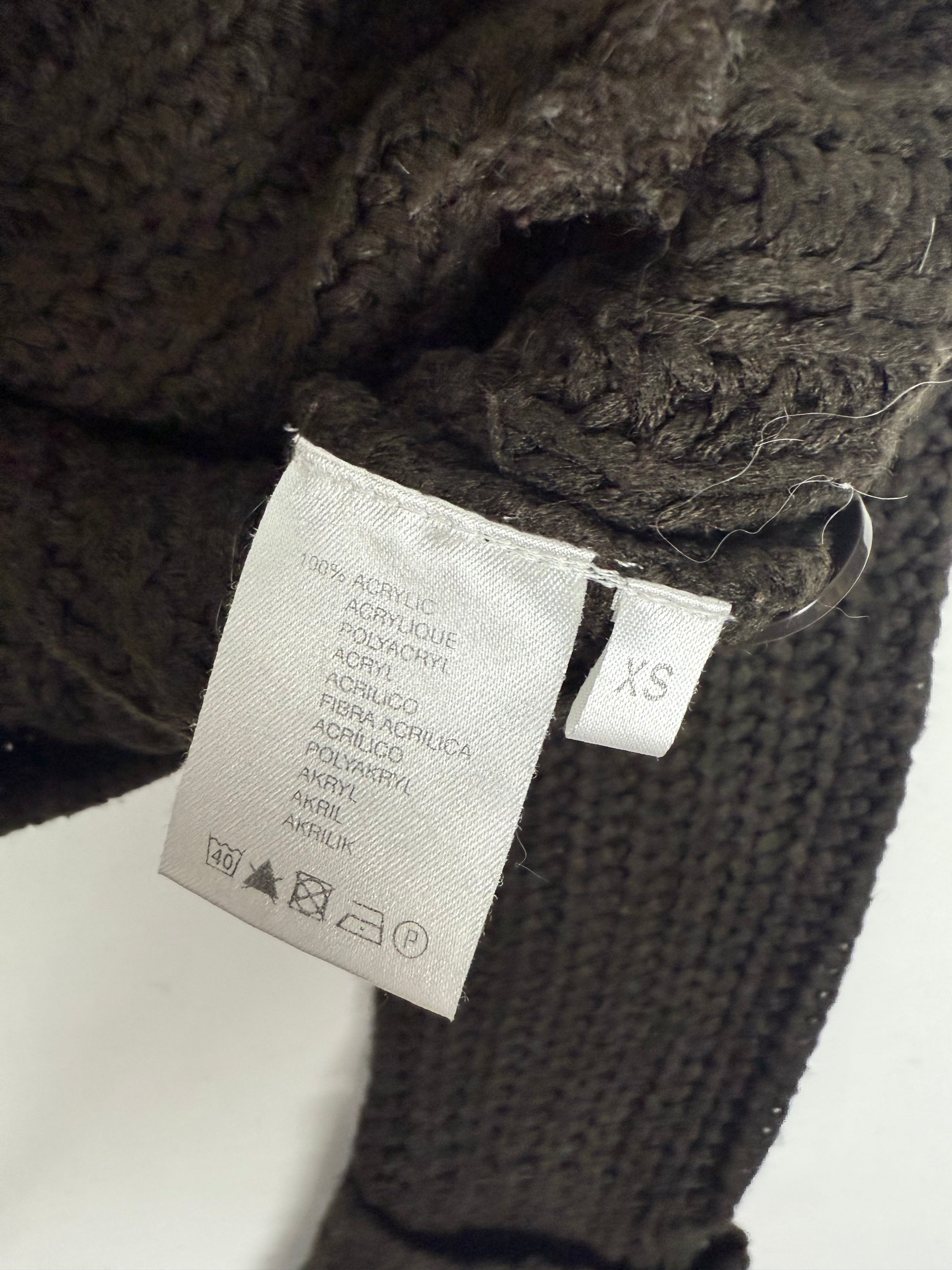 Brown hooded jumper (XS/S)