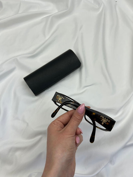 Brown office siren glasses (with prescription)