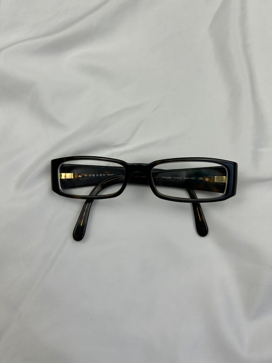 Brown office siren glasses (with prescription)