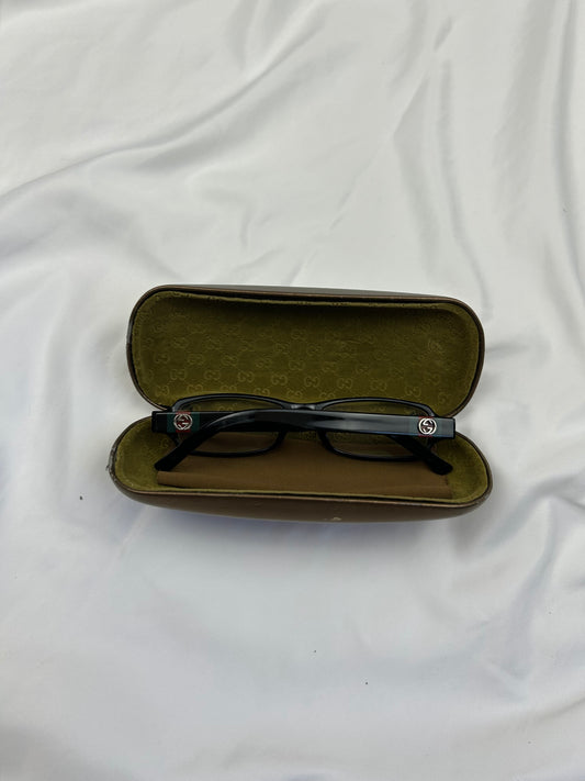 Black office siren glasses (with prescription)