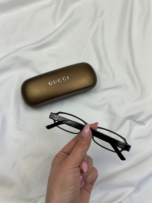 Black office siren glasses (with prescription)