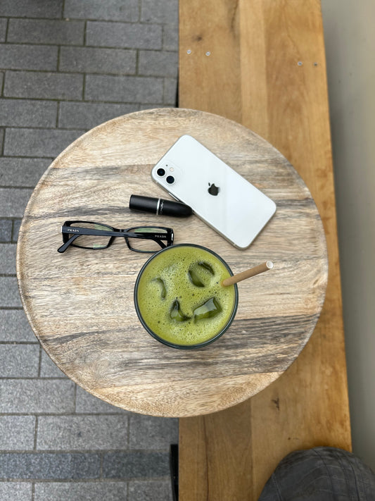 Black office siren glasses (with prescription)
