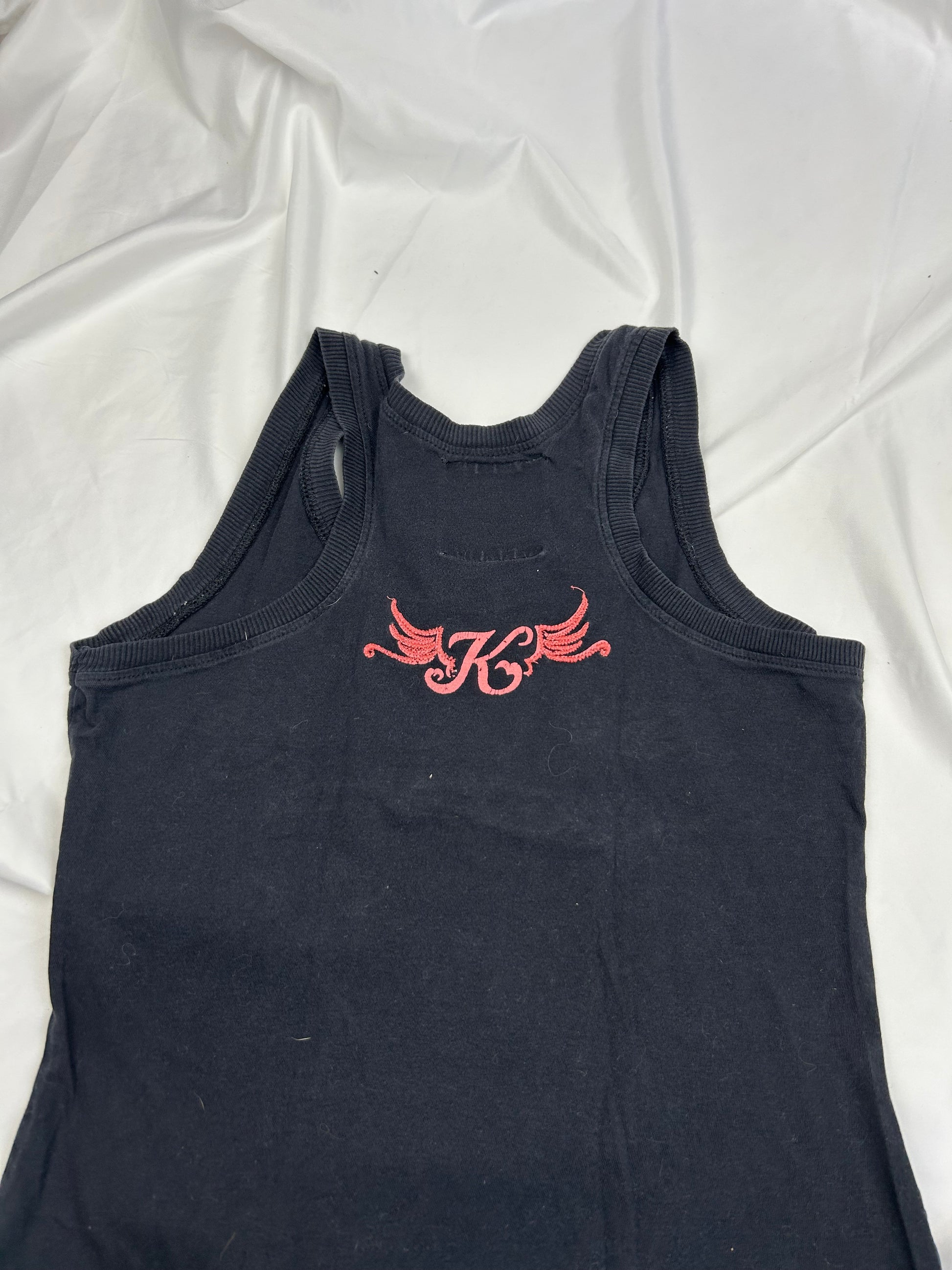 Black logo tank top (S/M)
