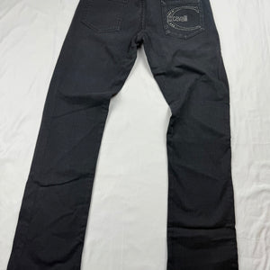 Grey denim low rise bootcut pants (S/M)