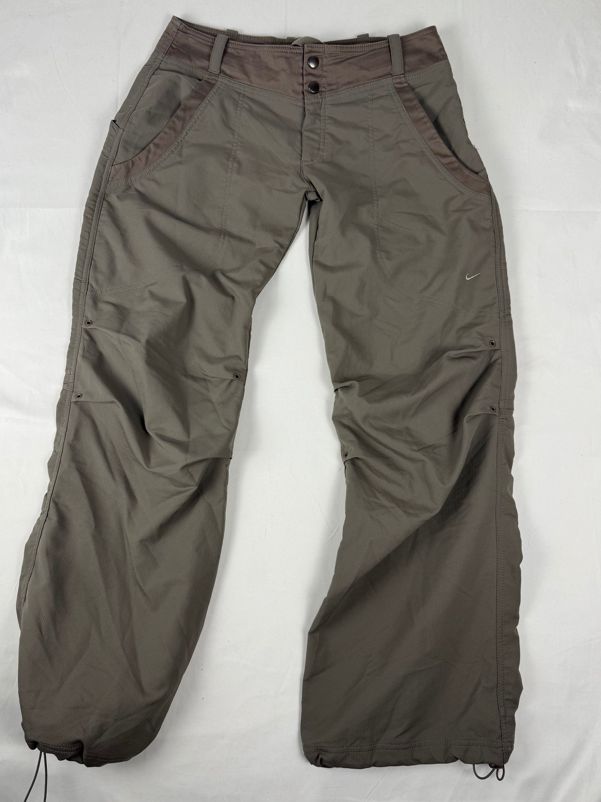 Khaki low rise joggers pants (S/M)