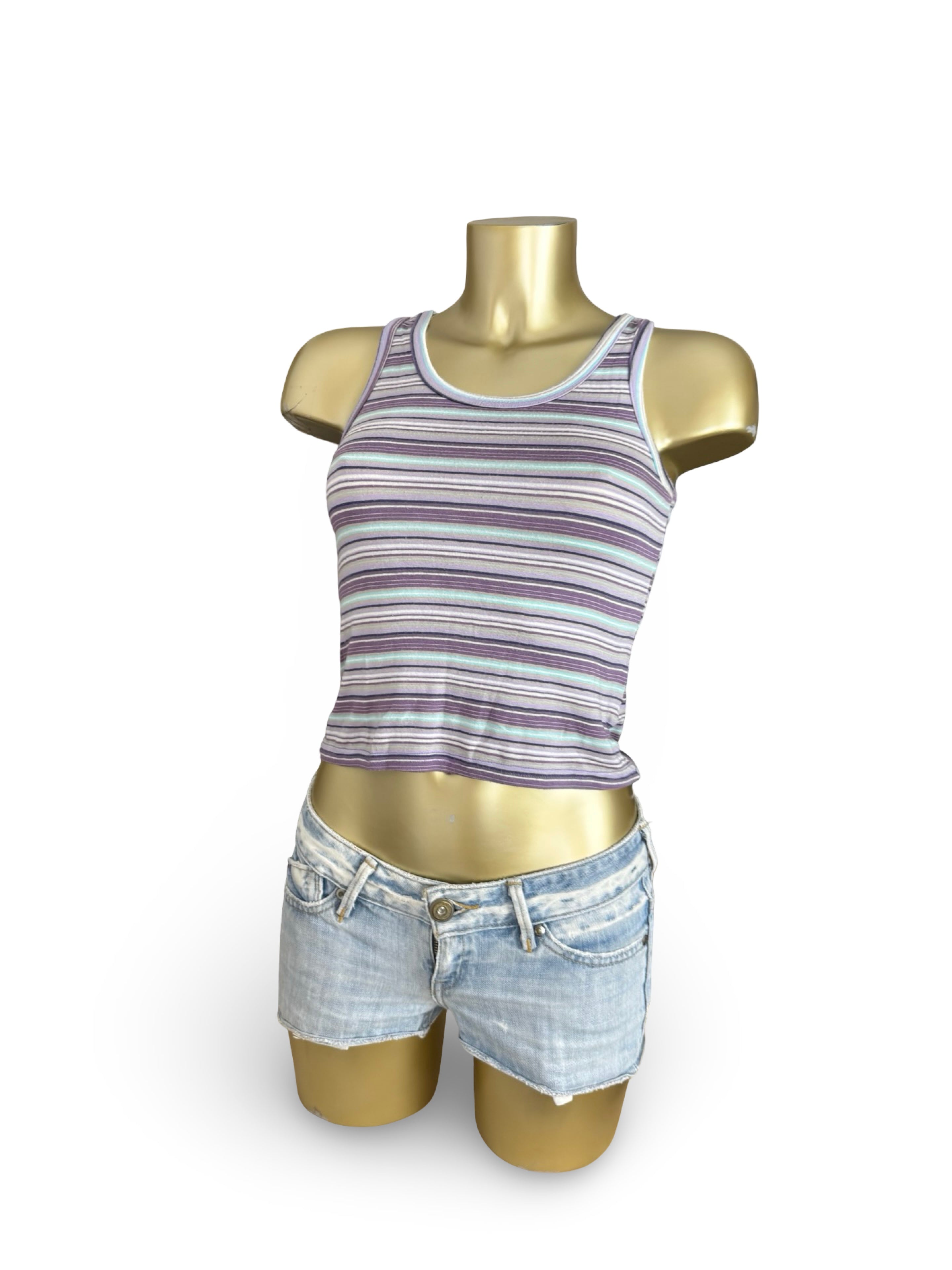Lilac striped tank top (XS)