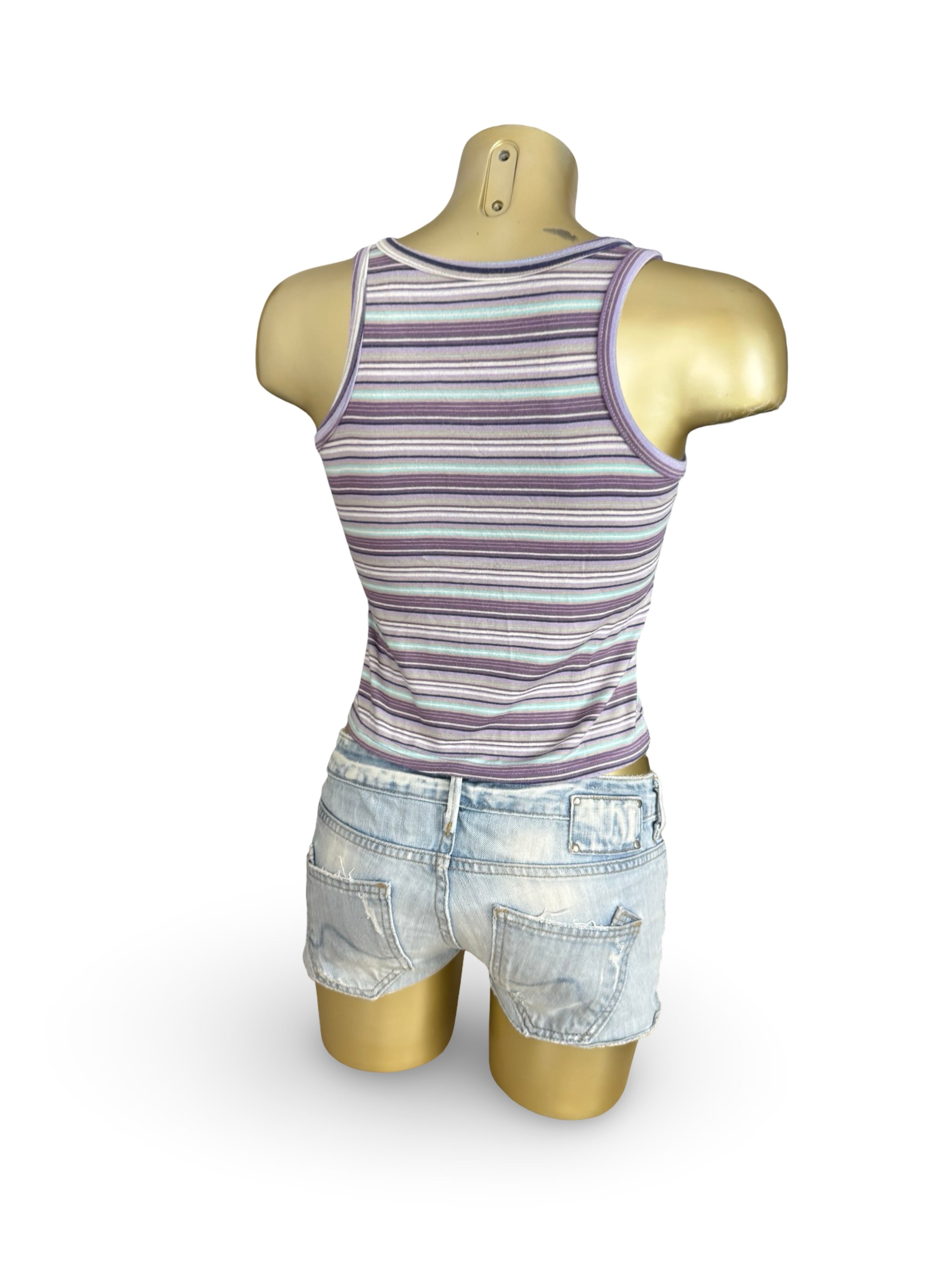 Lilac striped tank top (XS)