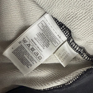 Black zebra print 100% cotton zip up hoodie (S)