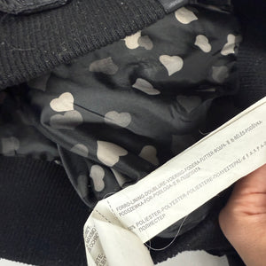 Black tight fit puffer jacket (L)