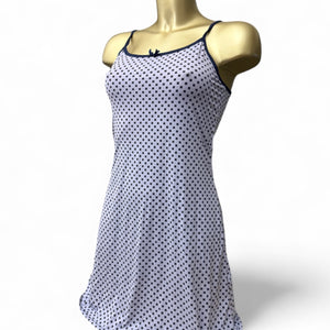 Lilac lycra babydoll mini dress (M/L)