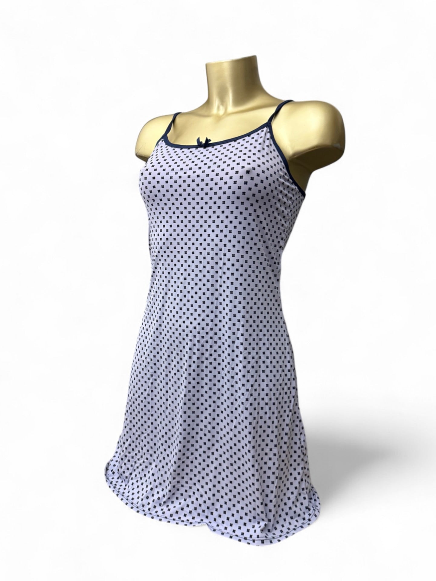 Lilac lycra babydoll mini dress (M/L)