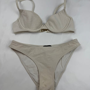 White low waisted bikini set (S)