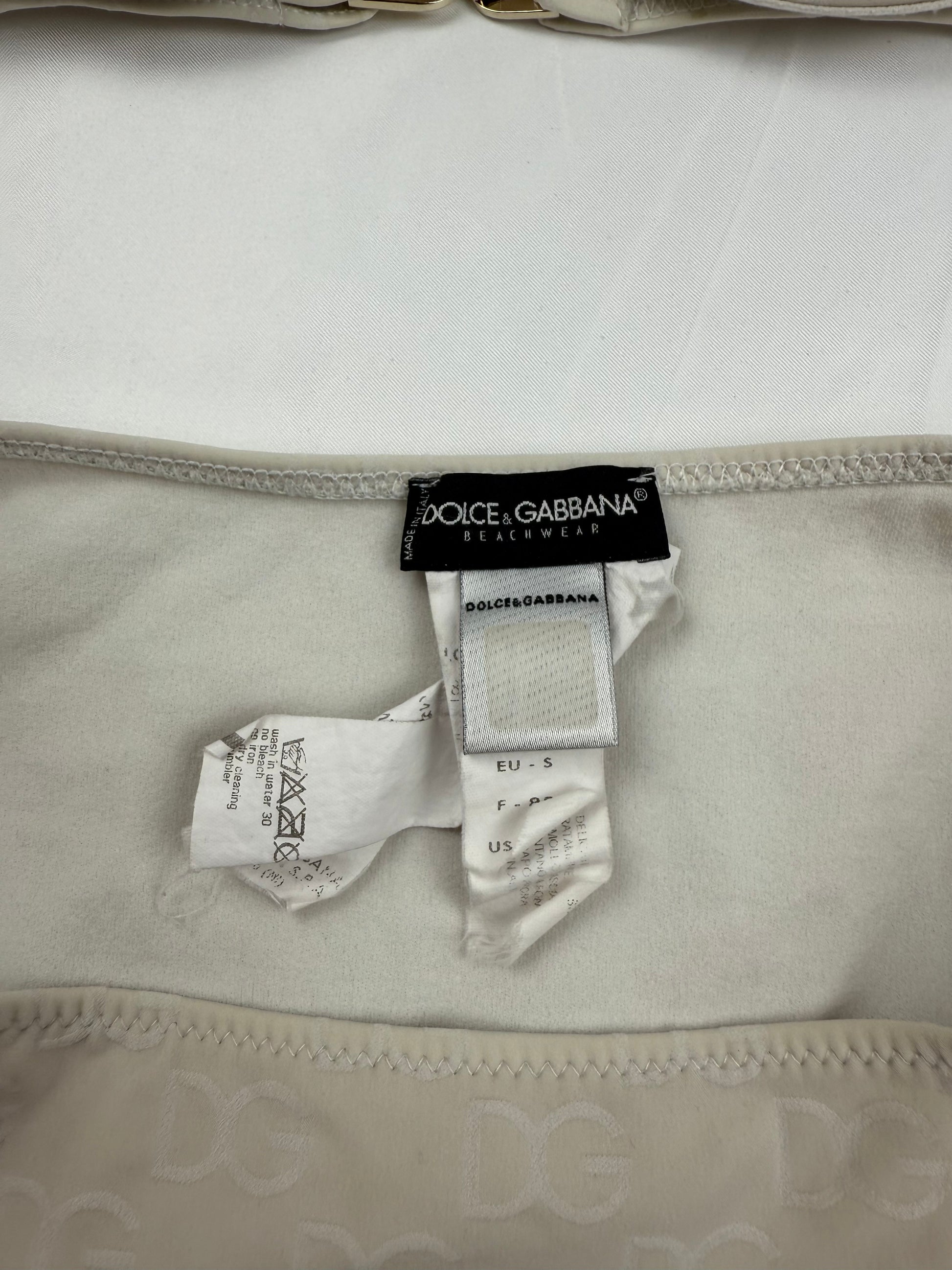White low waisted bikini set (S)