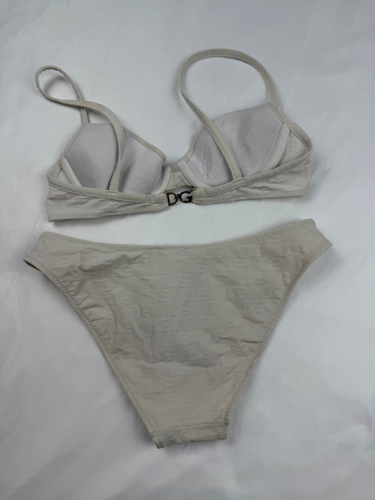 White low waisted bikini set (S)