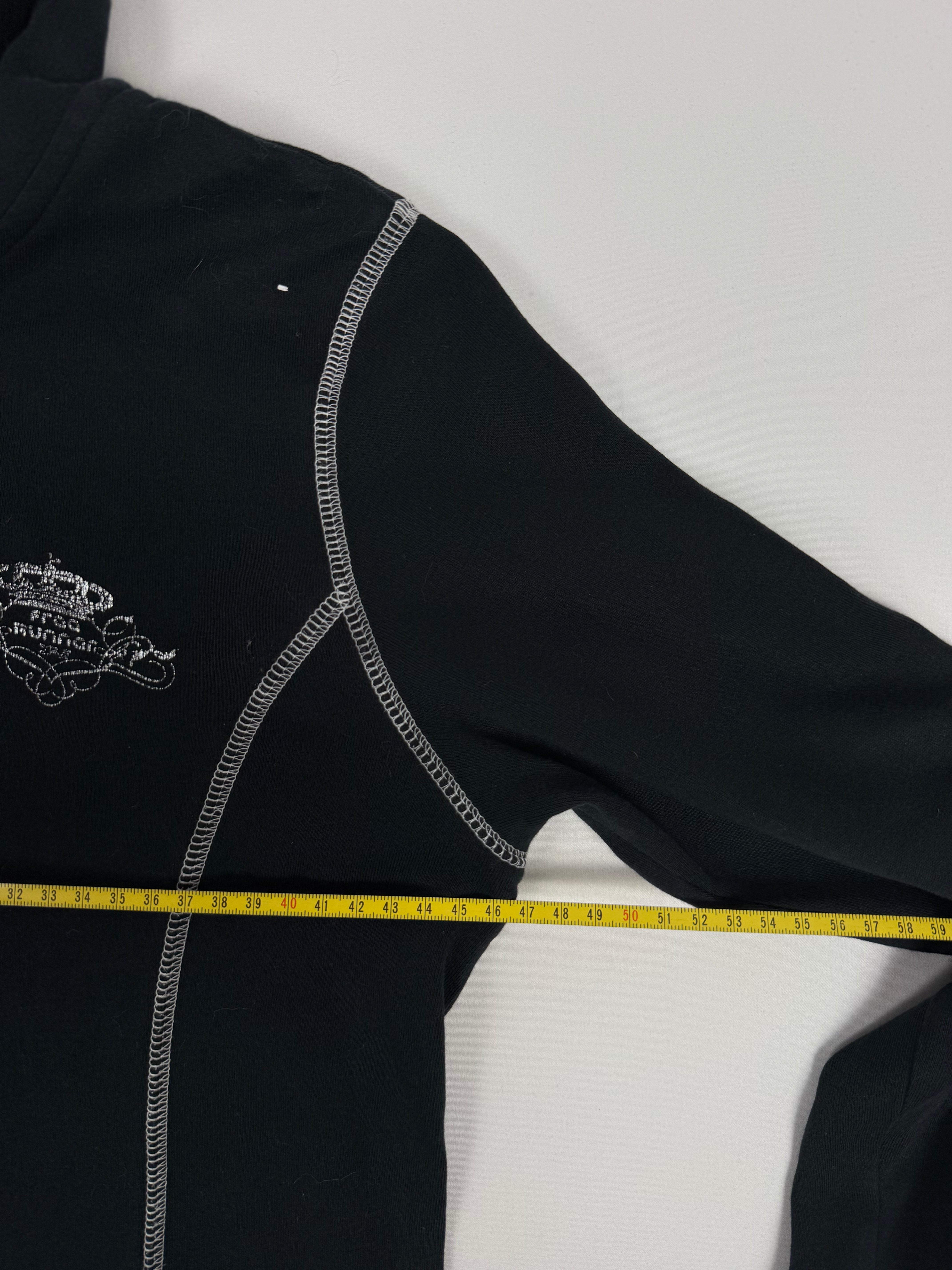 Black zip up activewear hoodie (L)