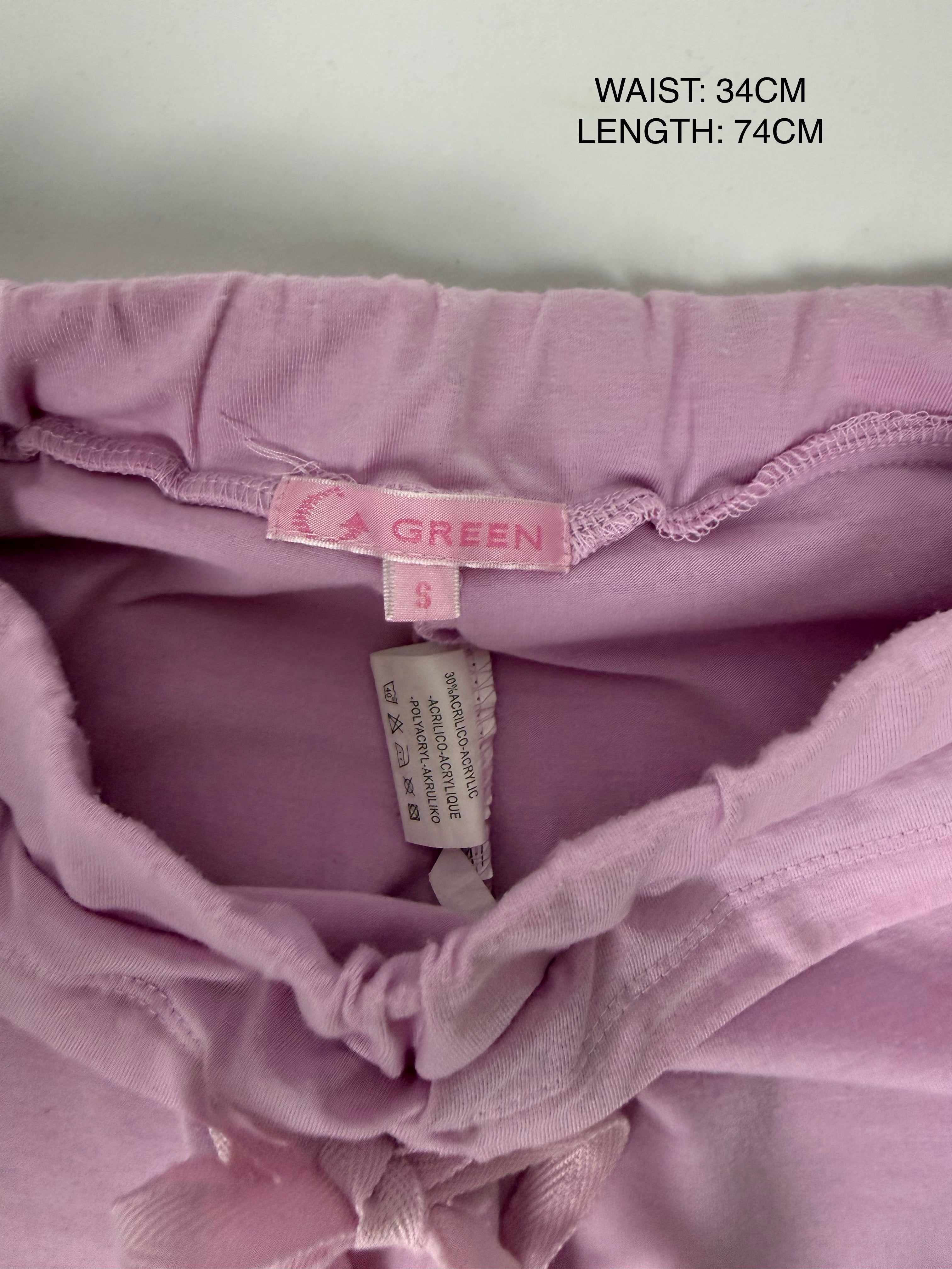 Pink activewear capri pants (S)