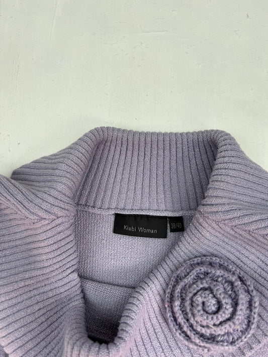 Lilac bardot jumper (M)