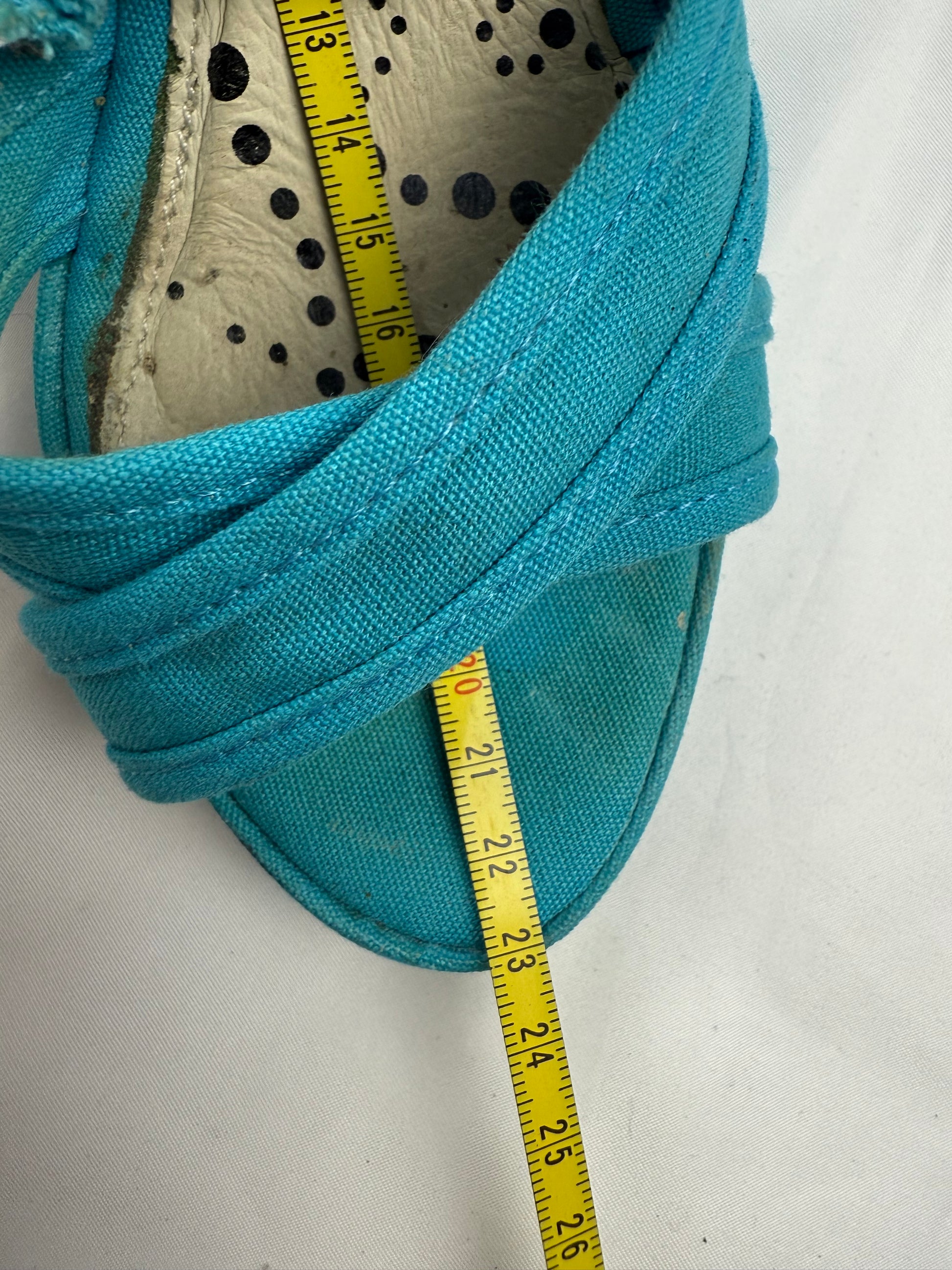 Blue summer sandals heels (36)
