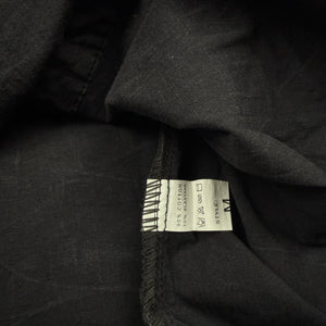 Black office siren tight fit 100% cotton shirt (XS/S)