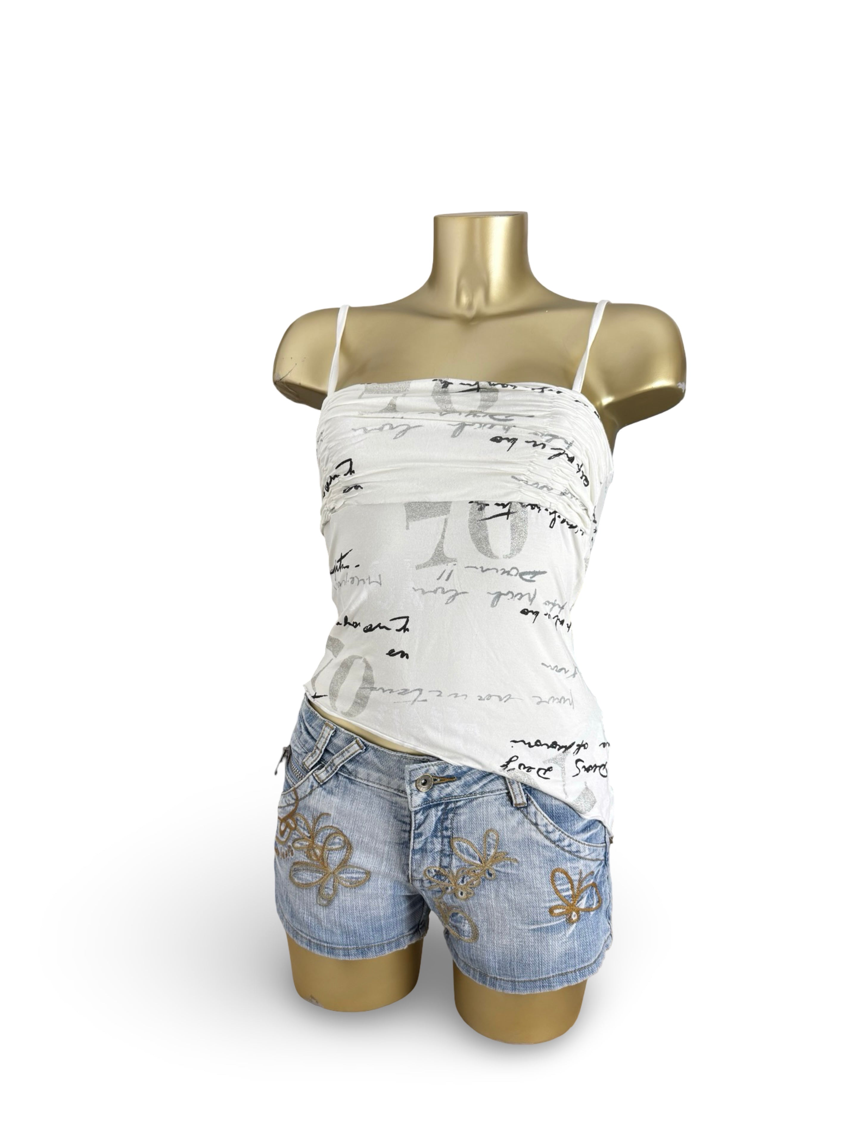 Asymmetric cotton top (M)