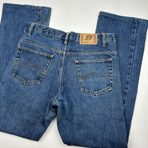 Blue denim low waist baggy pants (M)