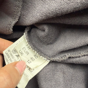 Grey cotton buttons up tight fit jacket (M/L)