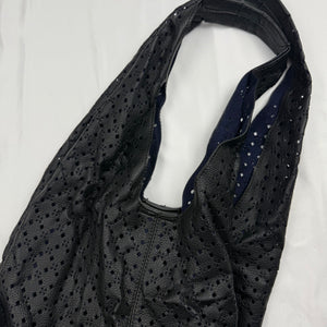 Black uni shoulder bag