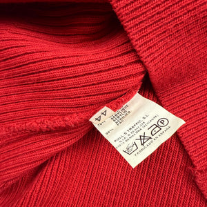 Red turtleneck jumper (S/M)