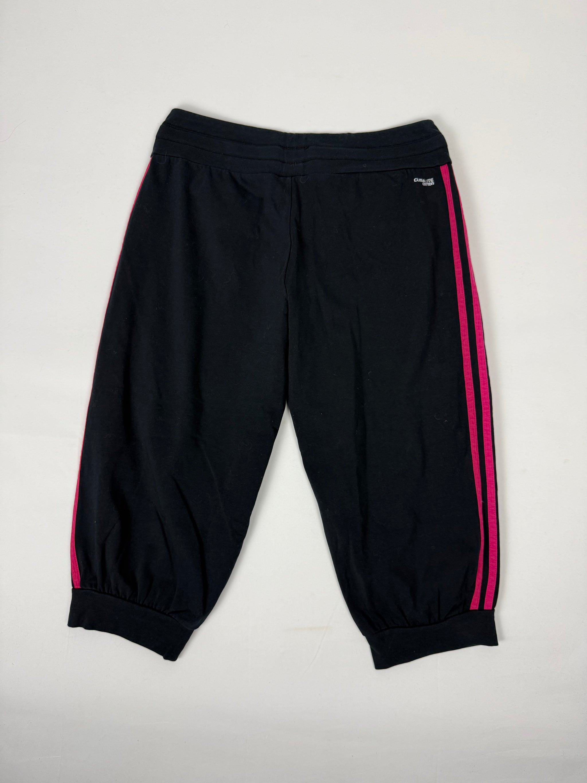 Black & pink activewear capri pants (M)