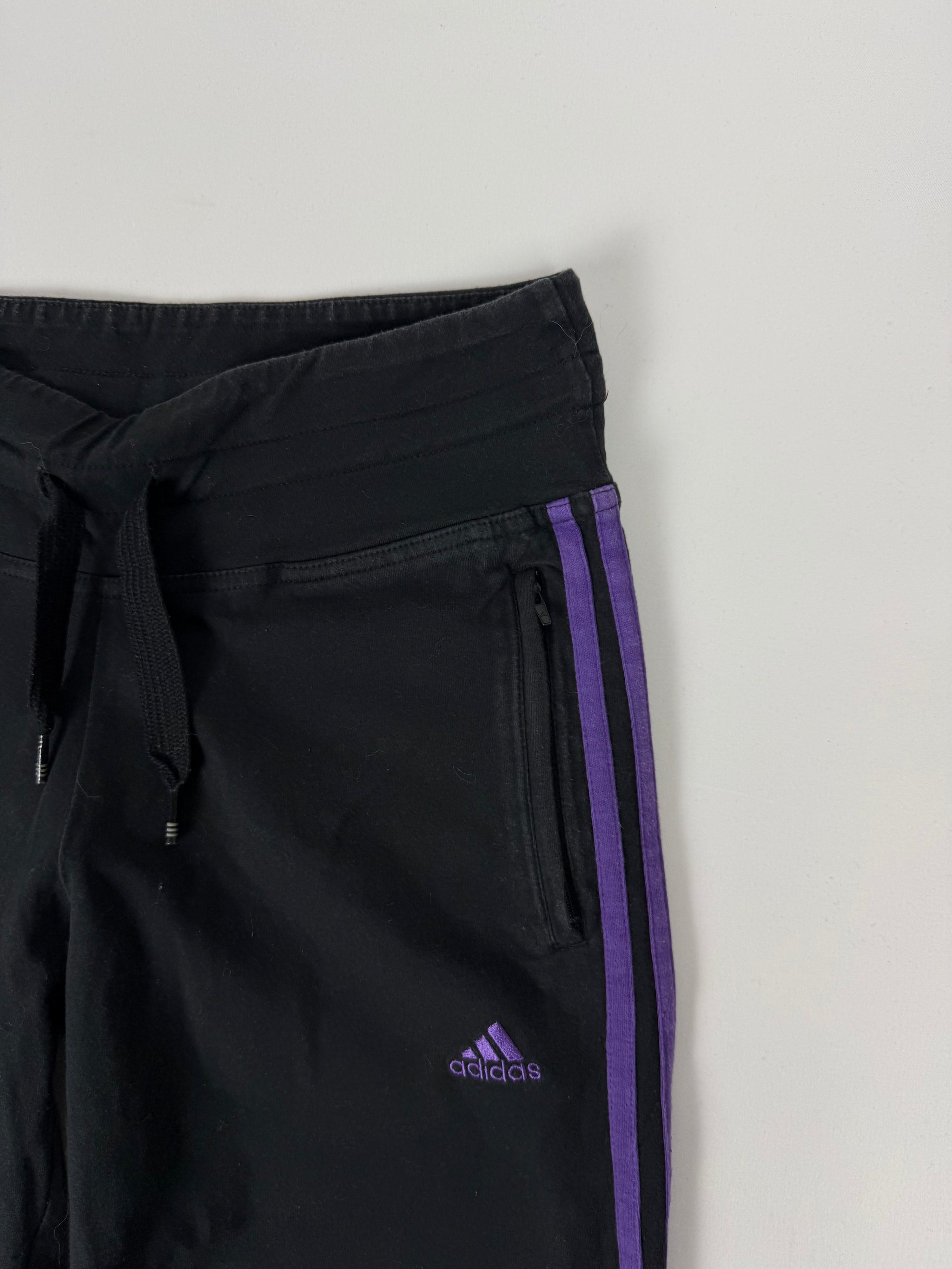 Black & purple activewear capri pants (S)